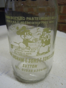 Micky Mouse milk bottle design